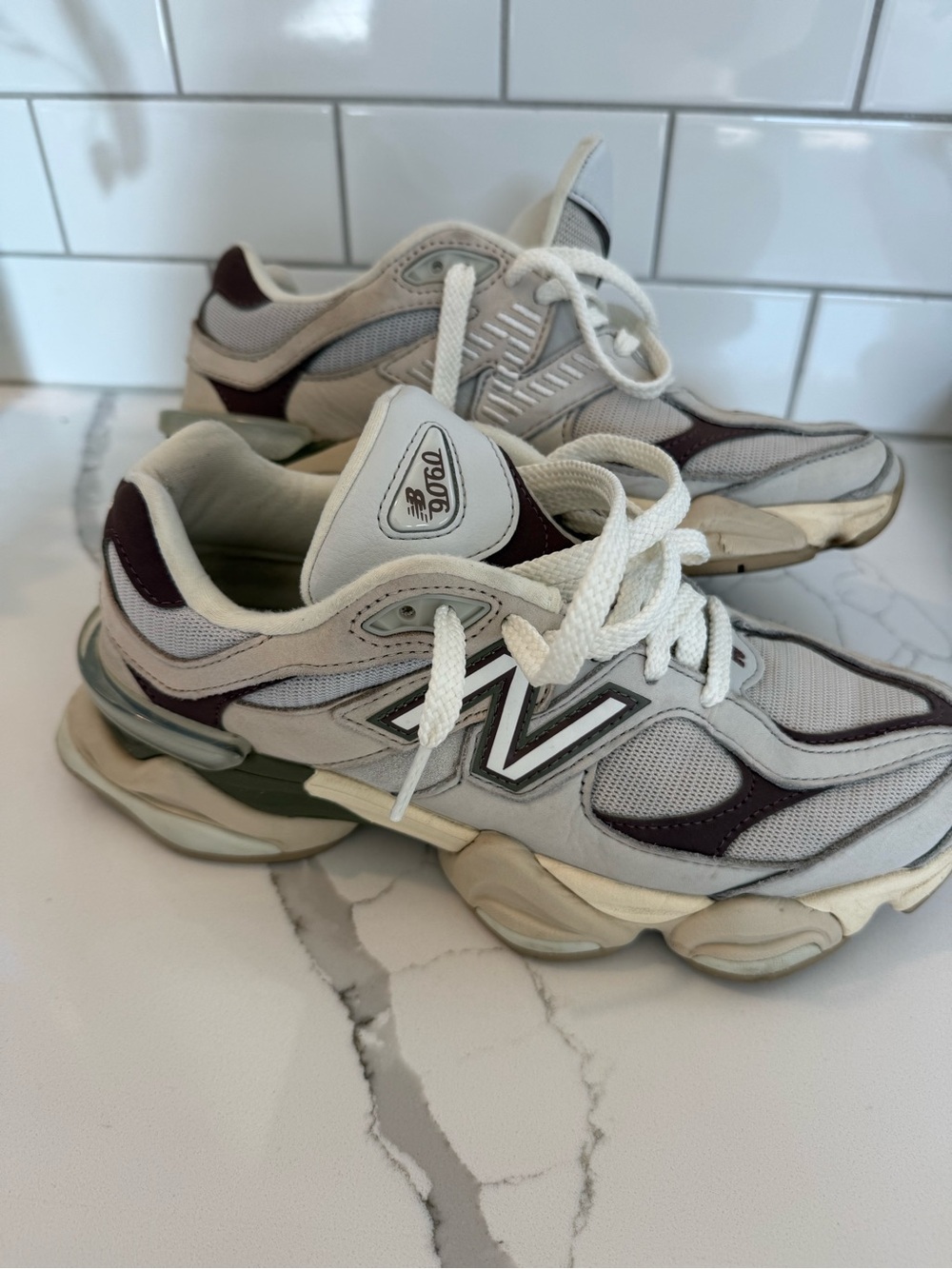 New Balance 9060 | Grey Matter / Timberwolf Size 8
